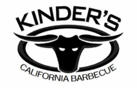 KINDER'S CALIFORNIA BARBECUE Logo (USPTO, 08/08/2013)