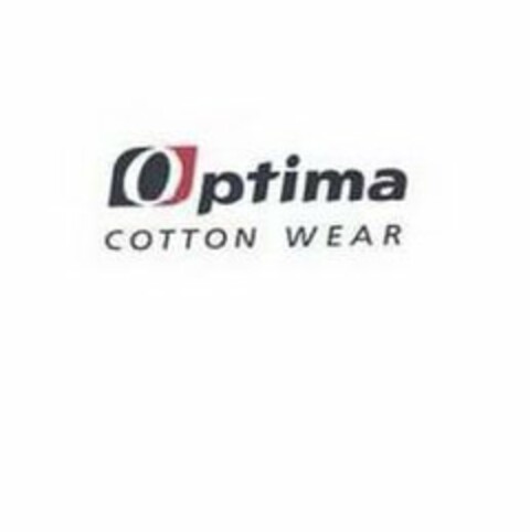 OPTIMA COTTON WEAR Logo (USPTO, 03.12.2013)