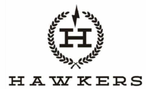 H HAWKERS Logo (USPTO, 23.12.2013)