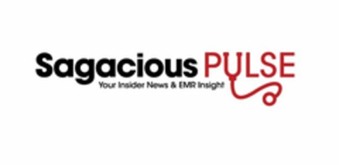 SAGACIOUS PULSE YOUR INSIDER NEWS & EMR INSIGHT Logo (USPTO, 03/07/2014)