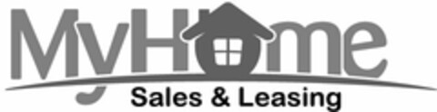 MYHOME SALES & LEASING Logo (USPTO, 01.05.2014)