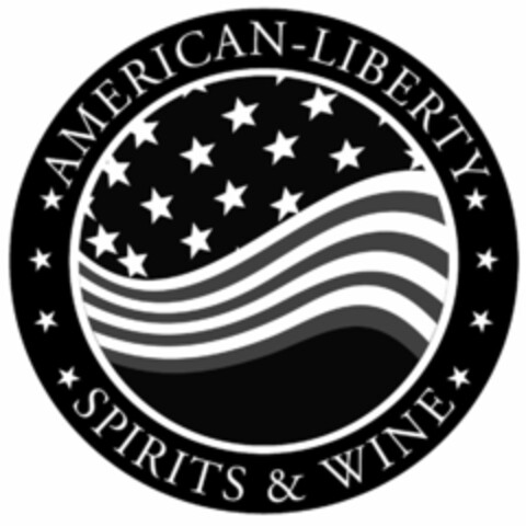 AMERICAN-LIBERTY SPIRITS & WINE Logo (USPTO, 02.07.2014)