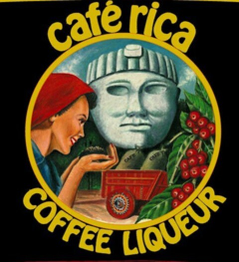 CAFÉ RICA COFFEE LIQUEUR Logo (USPTO, 20.04.2016)