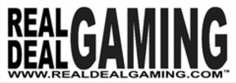 REAL DEAL GAMING WWW.REALDEALGAMING.COM Logo (USPTO, 05/04/2016)