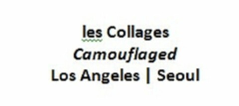 LES COLLAGES CAMOUFLAGED LOS ANGELES | SEOUL Logo (USPTO, 09/21/2016)