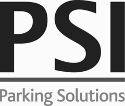 PSI PARKING SOLUTIONS Logo (USPTO, 03/24/2017)