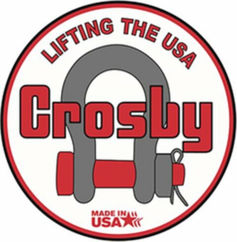 LIFTING THE USA CROSBY MADE IN USA Logo (USPTO, 12.07.2017)
