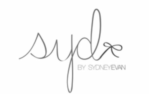 SYD BY SYDNEY EVAN Logo (USPTO, 11.05.2018)