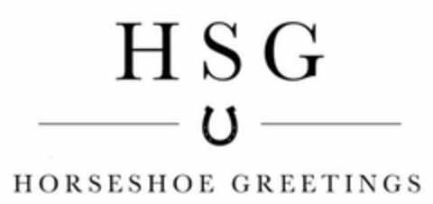 HSG HORSESHOE GREETINGS Logo (USPTO, 01.06.2018)