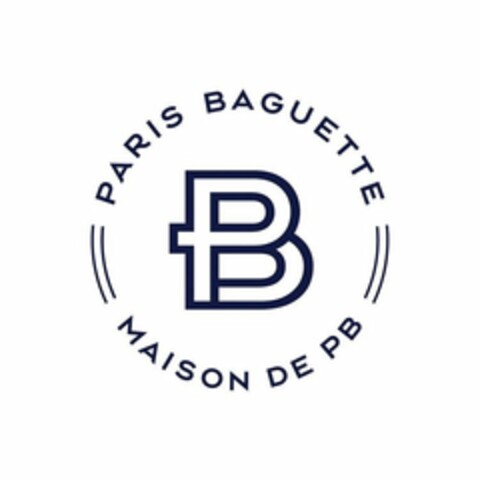 PARIS BAGUETTE PB MAISON DE PB Logo (USPTO, 06/25/2018)