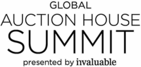 GLOBAL AUCTION HOUSE SUMMIT PRESENTED BY INVALUABLE Logo (USPTO, 03/29/2019)