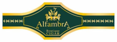 A ALFAMBRA BOUTIQUE CIGAR Logo (USPTO, 08.05.2019)