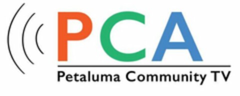 PCA PETALUMA COMMUNITY TV Logo (USPTO, 07/12/2019)