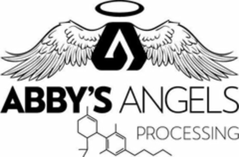 A ABBY'S ANGELS PROCESSING Logo (USPTO, 31.10.2019)