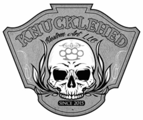 KNUCKLEHED KUSTOM ART LLC SINCE 2015 Logo (USPTO, 14.11.2019)