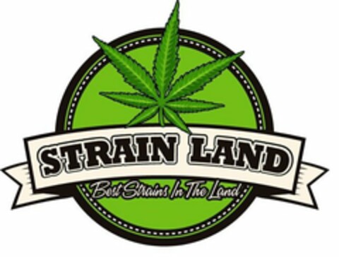 STRAIN LAND BEST STRAINS IN THE LAND Logo (USPTO, 28.04.2020)