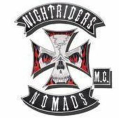 NIGHTRIDERS NOMADS M.C. Logo (USPTO, 20.01.2009)