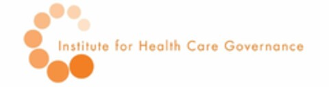 INSTITUTE FOR HEALTH CARE GOVERNANCE Logo (USPTO, 19.02.2009)