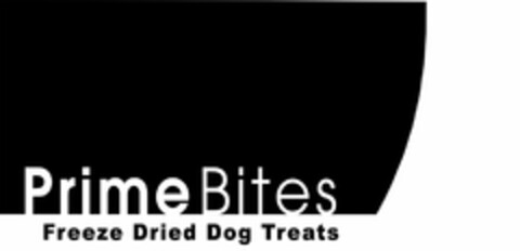 PRIMEBITES FREEZE DRIED DOG TREATS Logo (USPTO, 09/25/2009)