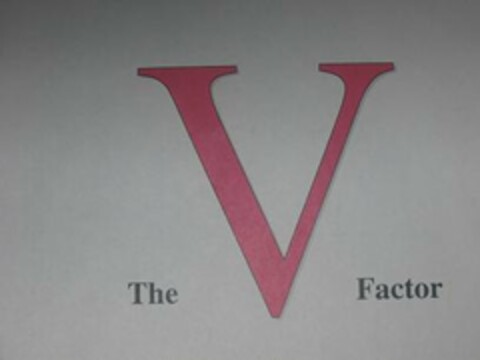 THE V FACTOR Logo (USPTO, 03/10/2010)