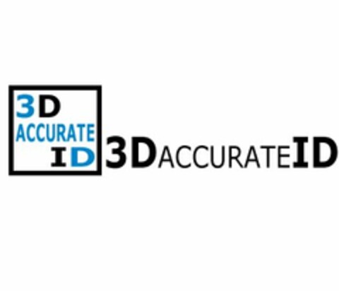 3D ACCURATE ID 3D ACCURATE ID Logo (USPTO, 15.06.2011)