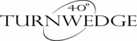 40° TURNWEDGE Logo (USPTO, 03/06/2012)