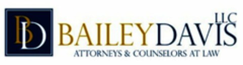 BD BAILEY DAVIS LLC ATTORNEYS & COUNSELORS AT LAW Logo (USPTO, 08/31/2012)