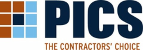 PICS THE CONTRACTORS' CHOICE Logo (USPTO, 10/01/2012)