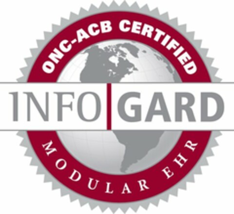 ONC-ACB CERTIFIED INFOGARD MODULAR EHR Logo (USPTO, 18.01.2013)