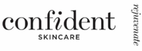 CONFIDENT SKINCARE REJUVENATE Logo (USPTO, 22.05.2013)