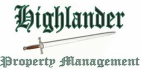 HIGHLANDER PROPERTY MANAGEMENT Logo (USPTO, 27.06.2013)