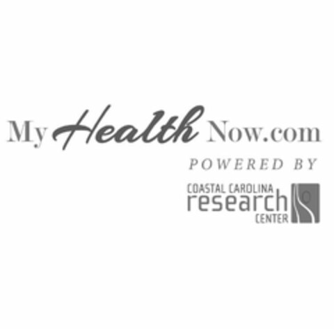 MYHEALTHNOW.COM CREATED BY COASTAL CAROLINA RESEARCH CENTER Logo (USPTO, 26.08.2013)