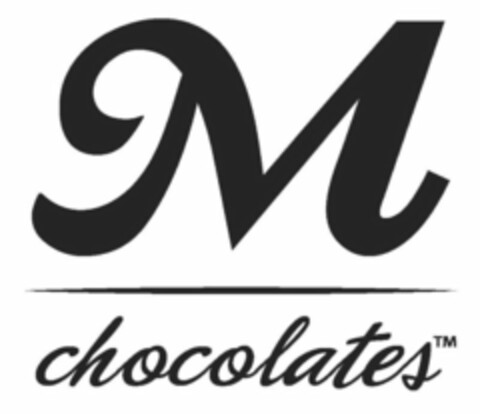 M CHOCOLATES Logo (USPTO, 16.10.2013)