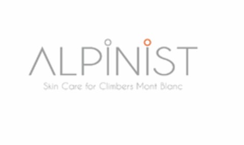 ALPINIST SKIN CARE FOR CLIMBERS MONT BLANC Logo (USPTO, 29.03.2014)