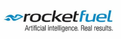 ROCKETFUEL ARTIFICIAL INTELLIGENCE. REAL RESULTS. Logo (USPTO, 04/17/2014)