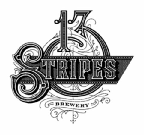 13 STRIPES BREWERY Logo (USPTO, 25.07.2014)