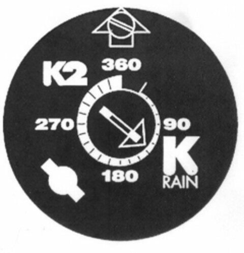 K RAIN K2 360 270 180 90 Logo (USPTO, 08/19/2014)