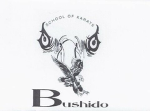 SCHOOL OF KARATE BUSHIDO Logo (USPTO, 07.11.2014)