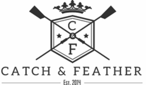 CF CATCH & FEATHER EST. 2014 Logo (USPTO, 04.04.2015)