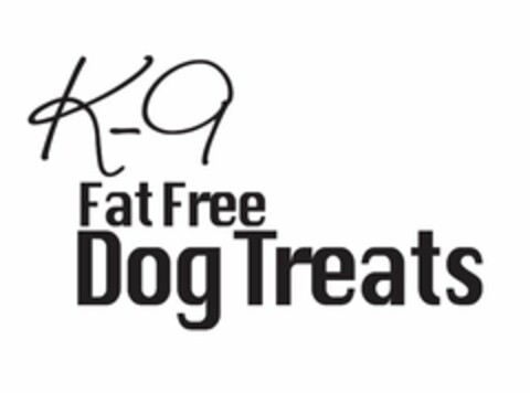 K-9 FAT FREE DOG TREATS Logo (USPTO, 05/29/2015)