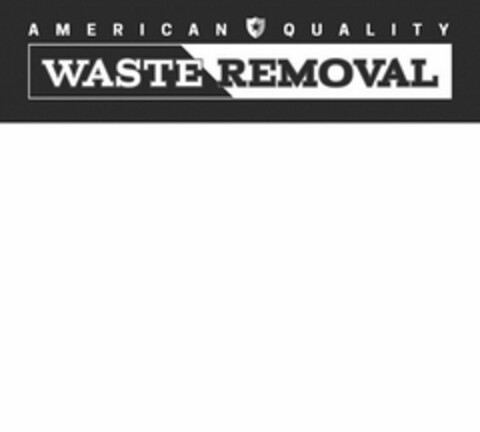 AMERICAN QUALITY WASTE REMOVAL Logo (USPTO, 11/03/2015)