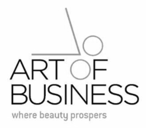 ART OF BUSINESS WHERE BEAUTY PROSPERS Logo (USPTO, 05.11.2015)