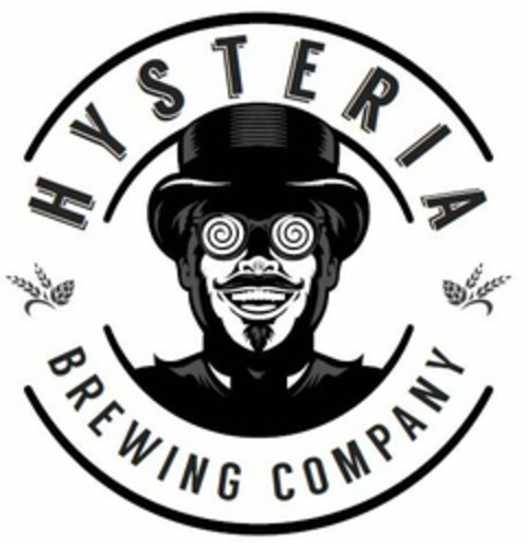 HYSTERIA BREWING COMPANY Logo (USPTO, 23.02.2017)