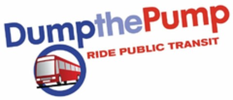 DUMP THE PUMP RIDE PUBLIC TRANSIT Logo (USPTO, 25.04.2017)