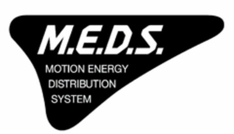 M.E.D.S. MOTION ENERGY DISTRIBUTION SYSTEM Logo (USPTO, 06.09.2017)