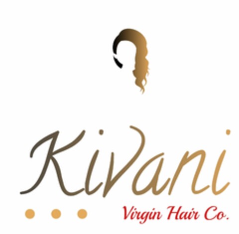 KIVANI . . . VIRGIN HAIR CO. Logo (USPTO, 11/30/2017)