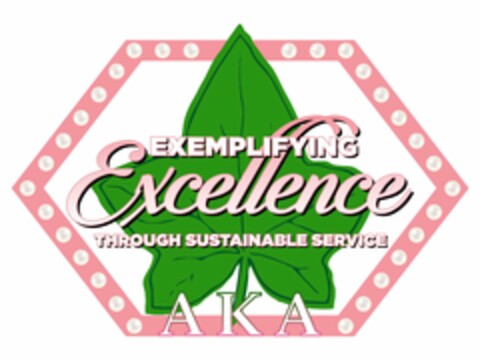 EXEMPLIFYING EXCELLENCE THROUGH SUSTAINABLE SERVICE AKA Logo (USPTO, 01.05.2018)