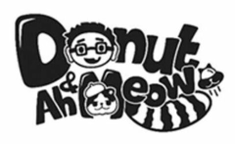 DONUT & AH MEOW Logo (USPTO, 17.05.2018)