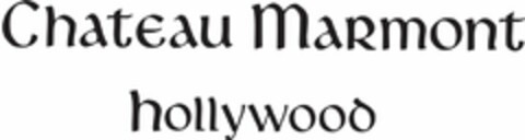 CHATEAU MARMONT HOLLYWOOD Logo (USPTO, 05/18/2018)