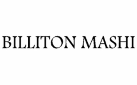 BILLITON MASHI Logo (USPTO, 12.04.2019)